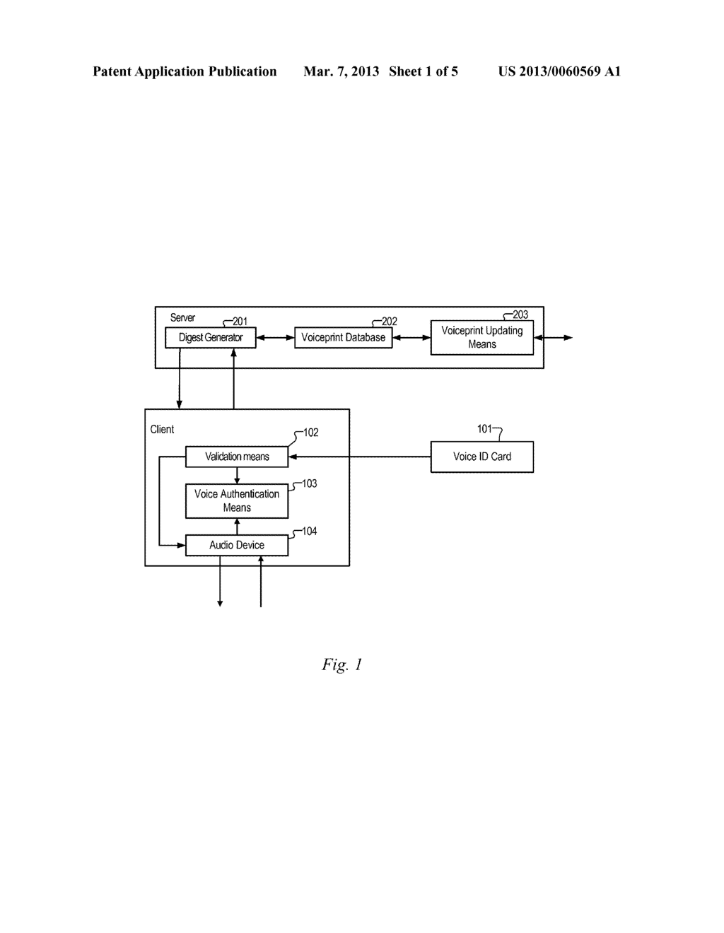 VOICE AUTHENTICATION SYSTEM AND METHOD USING A REMOVABLE VOICE ID CARD - diagram, schematic, and image 02