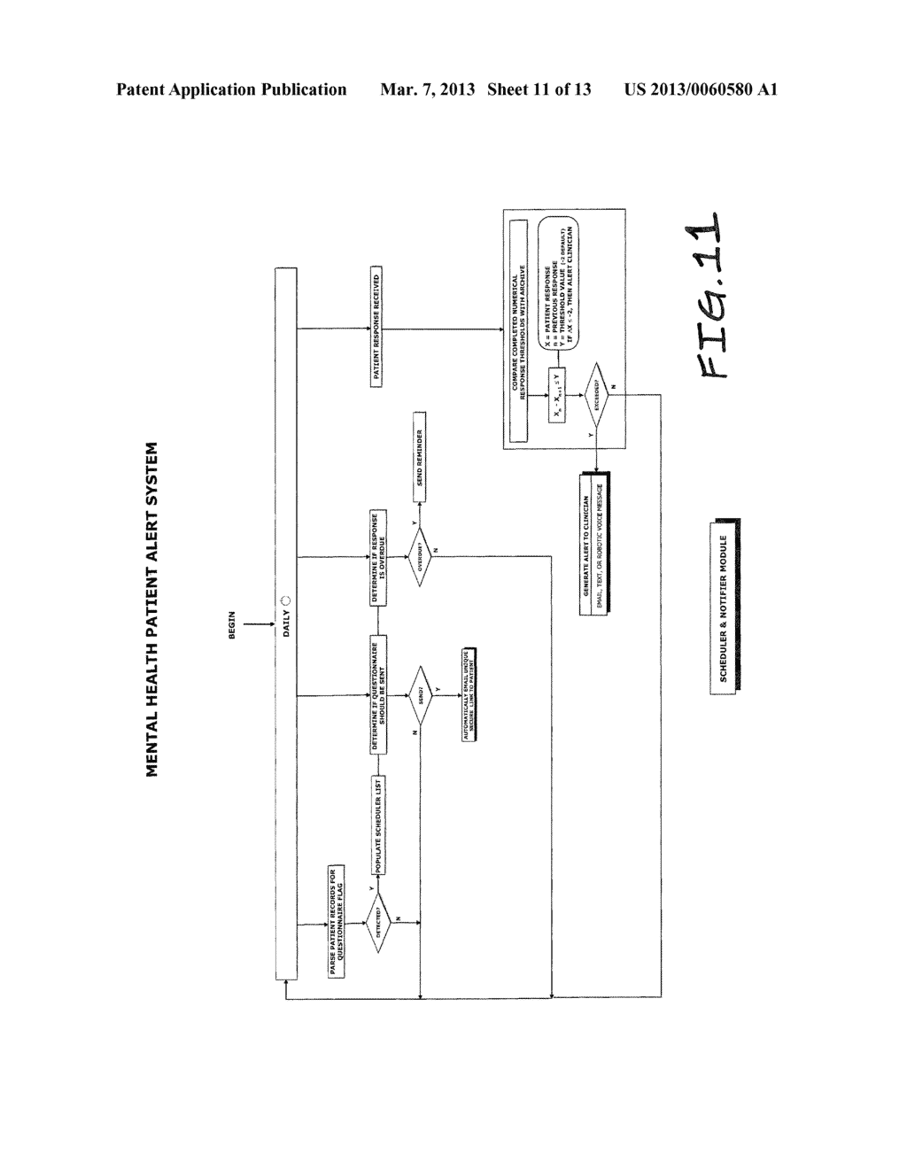 Automated System for Monitoring Mental Status of Individuals Receiving     Outpatient Mental Health Treatment - diagram, schematic, and image 12