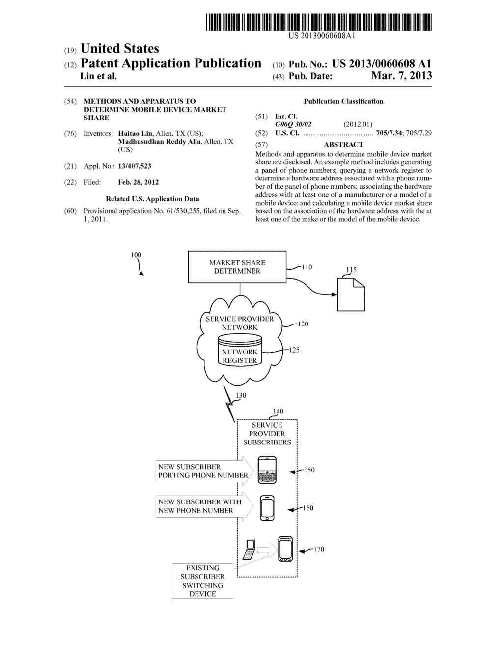 METHODS AND APPARATUS TO DETERMINE MOBILE DEVICE MARKET SHARE - diagram, schematic, and image 01