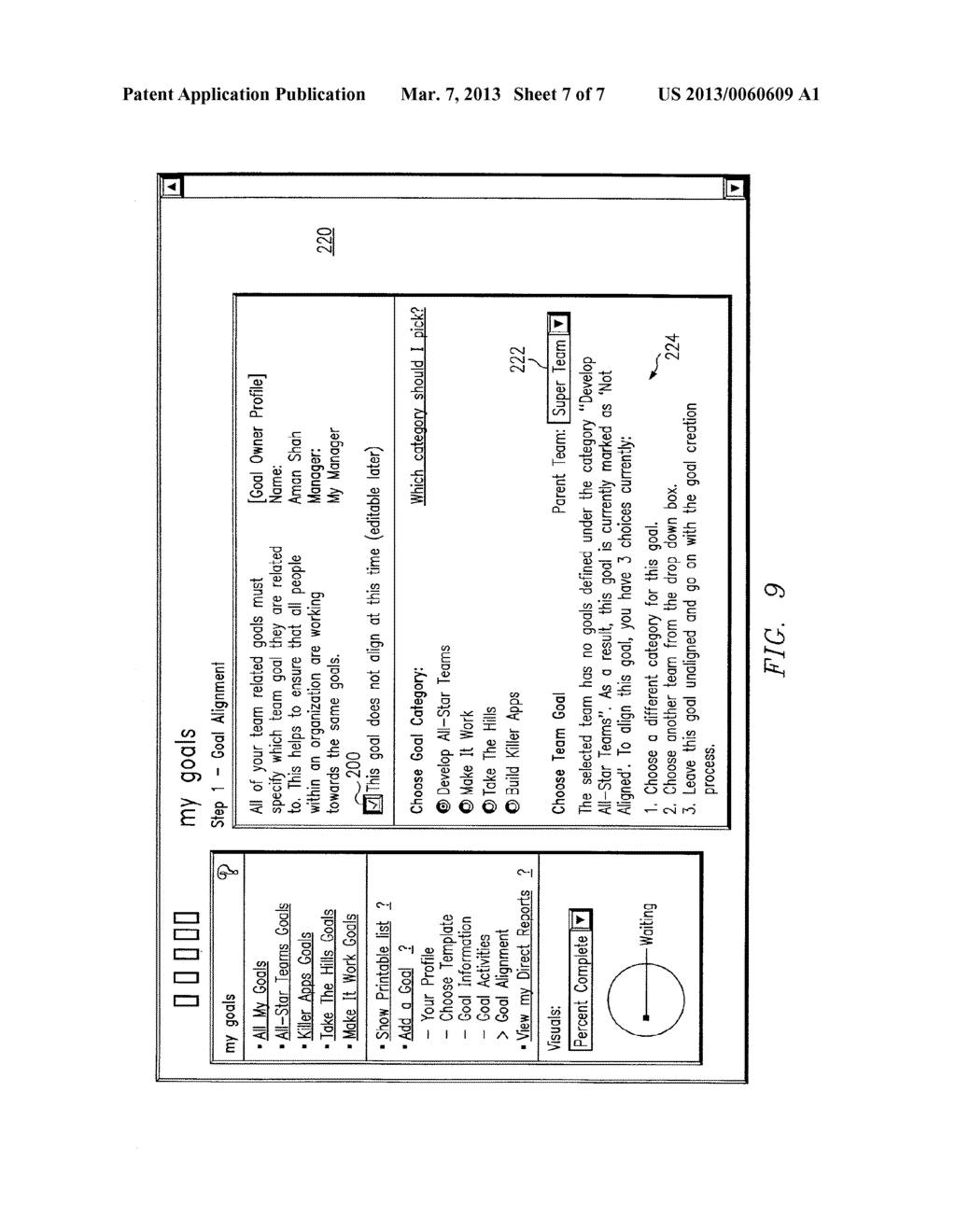 Automated System And Method For Managing Goals - diagram, schematic, and image 08