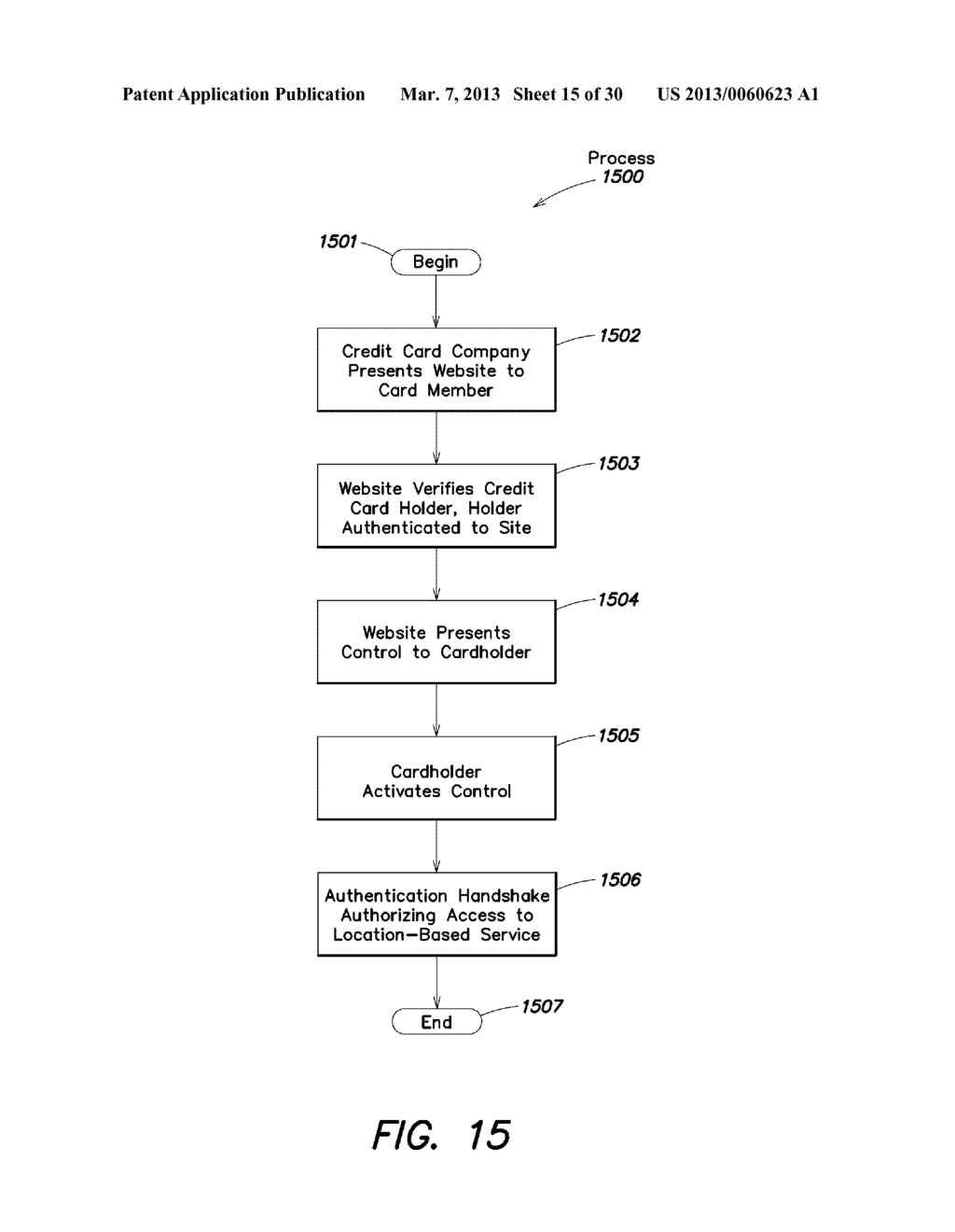 SYSTEM AND METHOD FOR MANAGING AND REDEEMING OFFERS WITH A LOCATION-BASED     SERVICE - diagram, schematic, and image 16