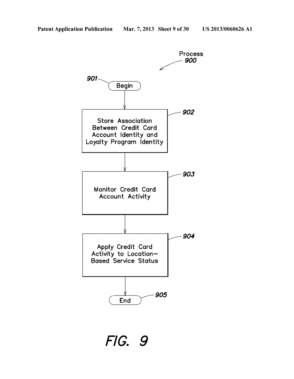 SYSTEM AND METHOD FOR MANAGING AND REDEEMING OFFERS WITH A LOCATION-BASED     SERVICE - diagram, schematic, and image 10