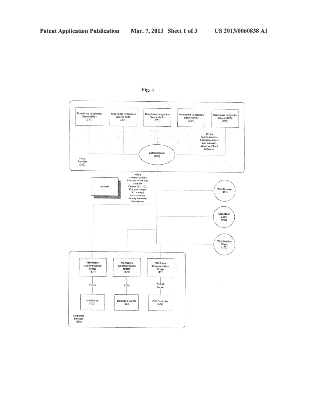 CLOUD-BASED MAINFRAME INTEGRATION SYSTEM AND METHOD - diagram, schematic, and image 02