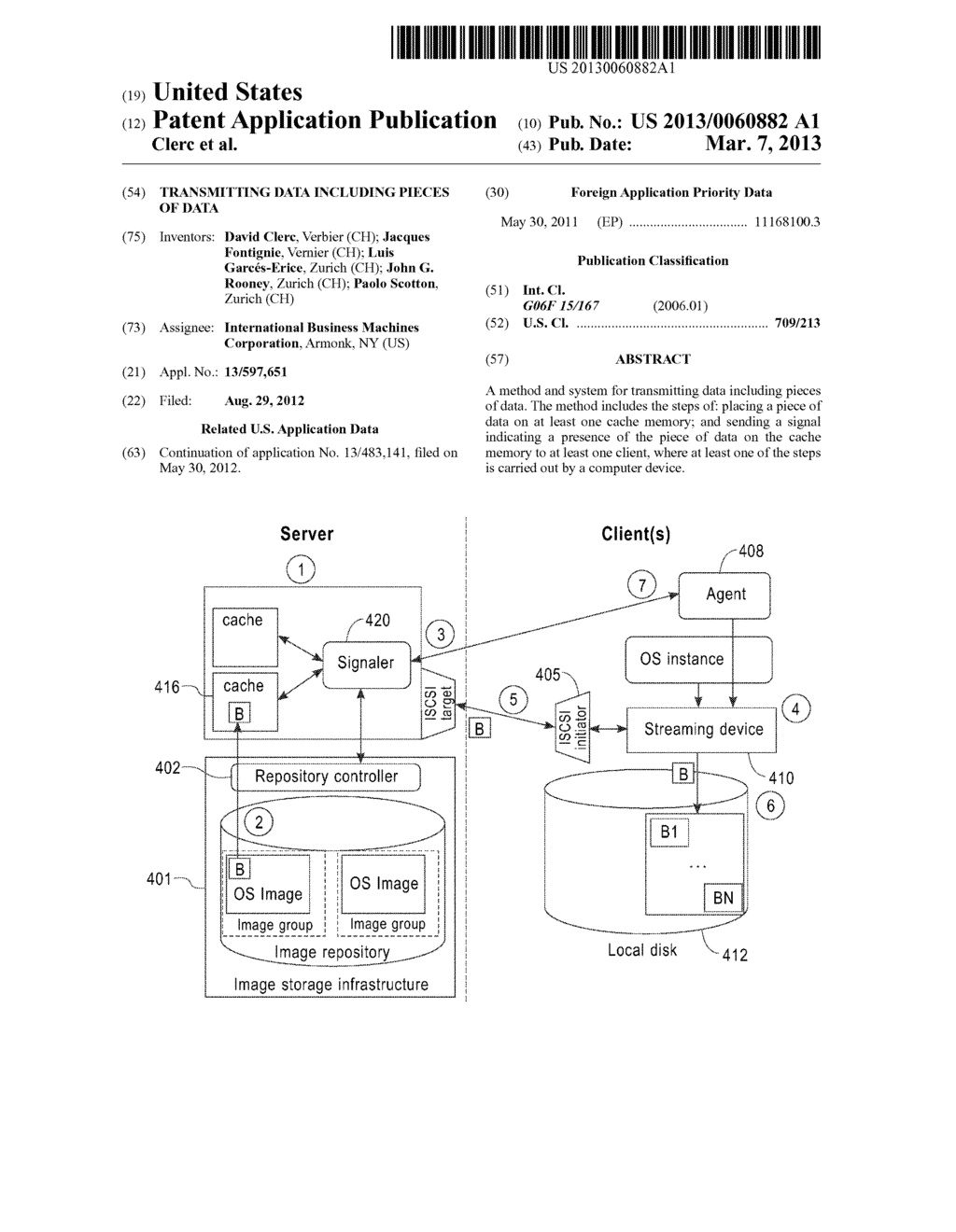 TRANSMITTING DATA INCLUDING PIECES OF DATA - diagram, schematic, and image 01