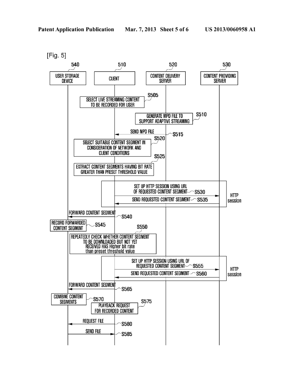 METHOD AND APPARATUS FOR PLAYING BACK RECORDED CONTENT IN WIRELESS     COMMUNICATION SYSTEM - diagram, schematic, and image 06