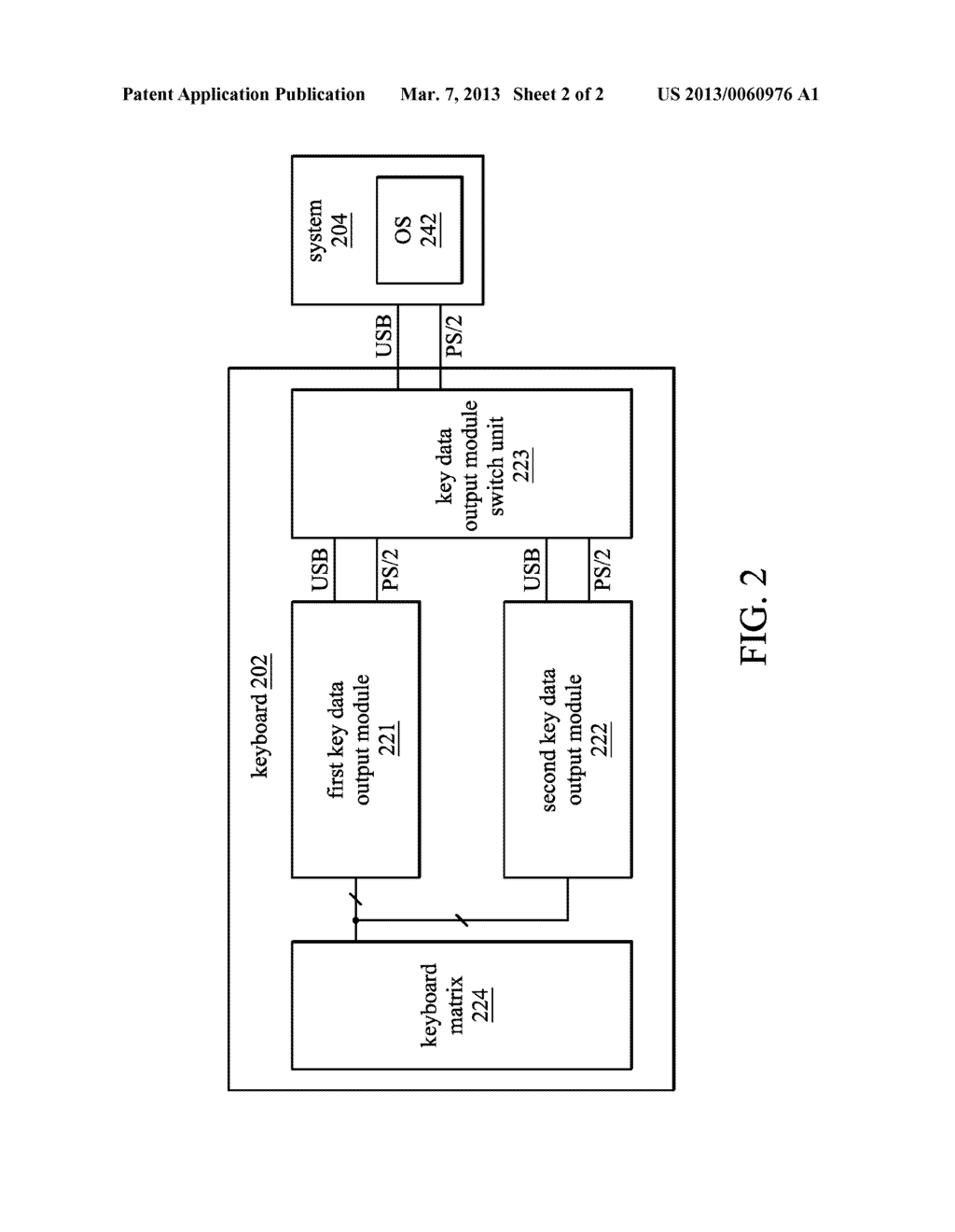 KEYBOARD SUPPORTING N-KEY ROLLOVER - diagram, schematic, and image 03