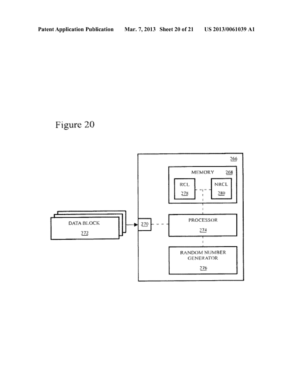 METHOD AND SYSTEM FOR SECURING DATA UTILIZING RECONFIGURABLE LOGIC - diagram, schematic, and image 21