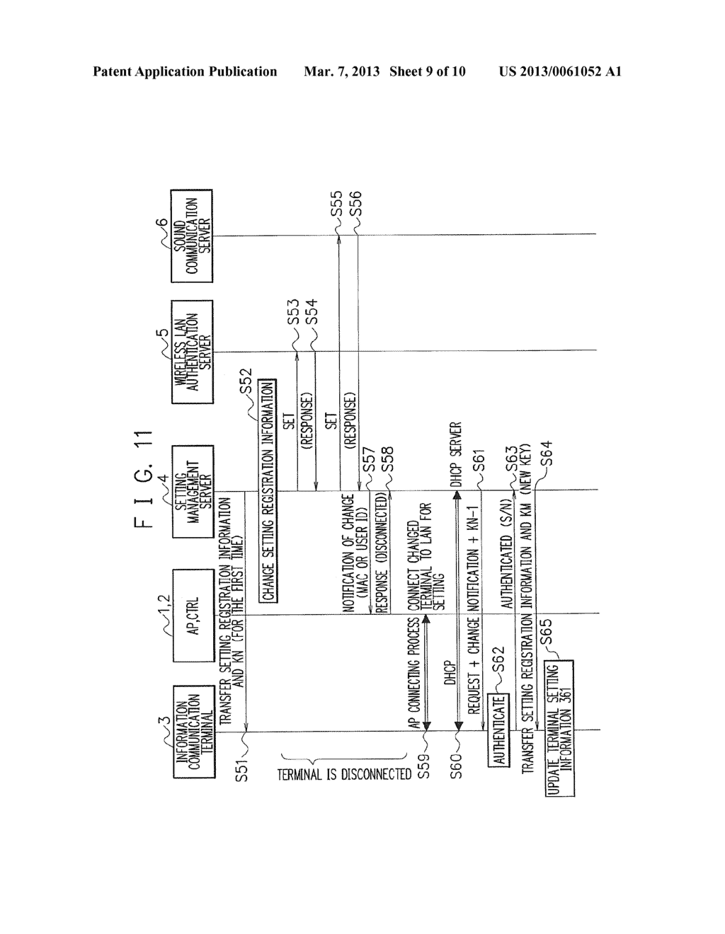 SYSTEM AND METHOD FOR AUTHENTICATION IN WIRELESS NETWORKS BY MEANS OF     ONE-TIME PASSWORDS - diagram, schematic, and image 10