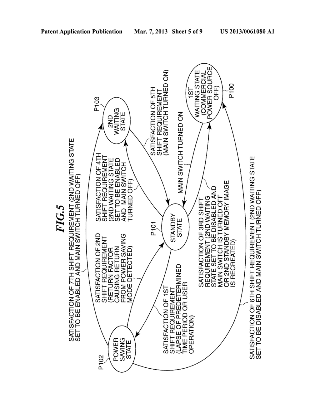 INFORMATION PROCESSING APPARATUS HAVING A PLURALITY OF POWER MODES, METHOD     OF CONTROLLING THE SAME, AND STORAGE MEDIUM - diagram, schematic, and image 06