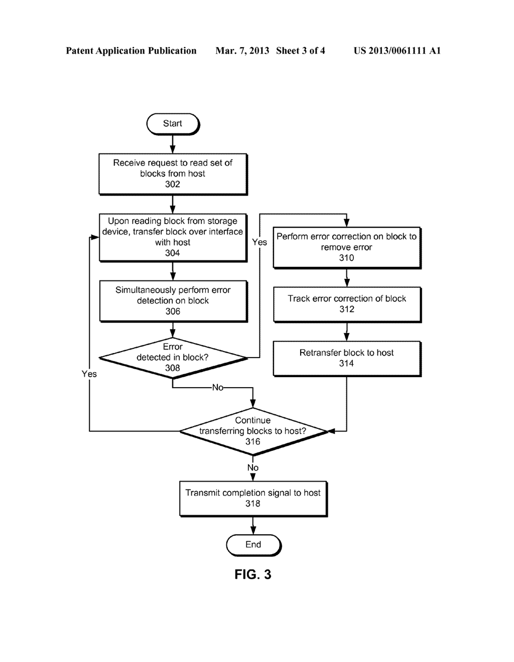SIMULTANEOUS DATA TRANSFER AND ERROR CONTROL TO REDUCE LATENCY AND IMPROVE     THROUGHPUT TO A HOST - diagram, schematic, and image 04