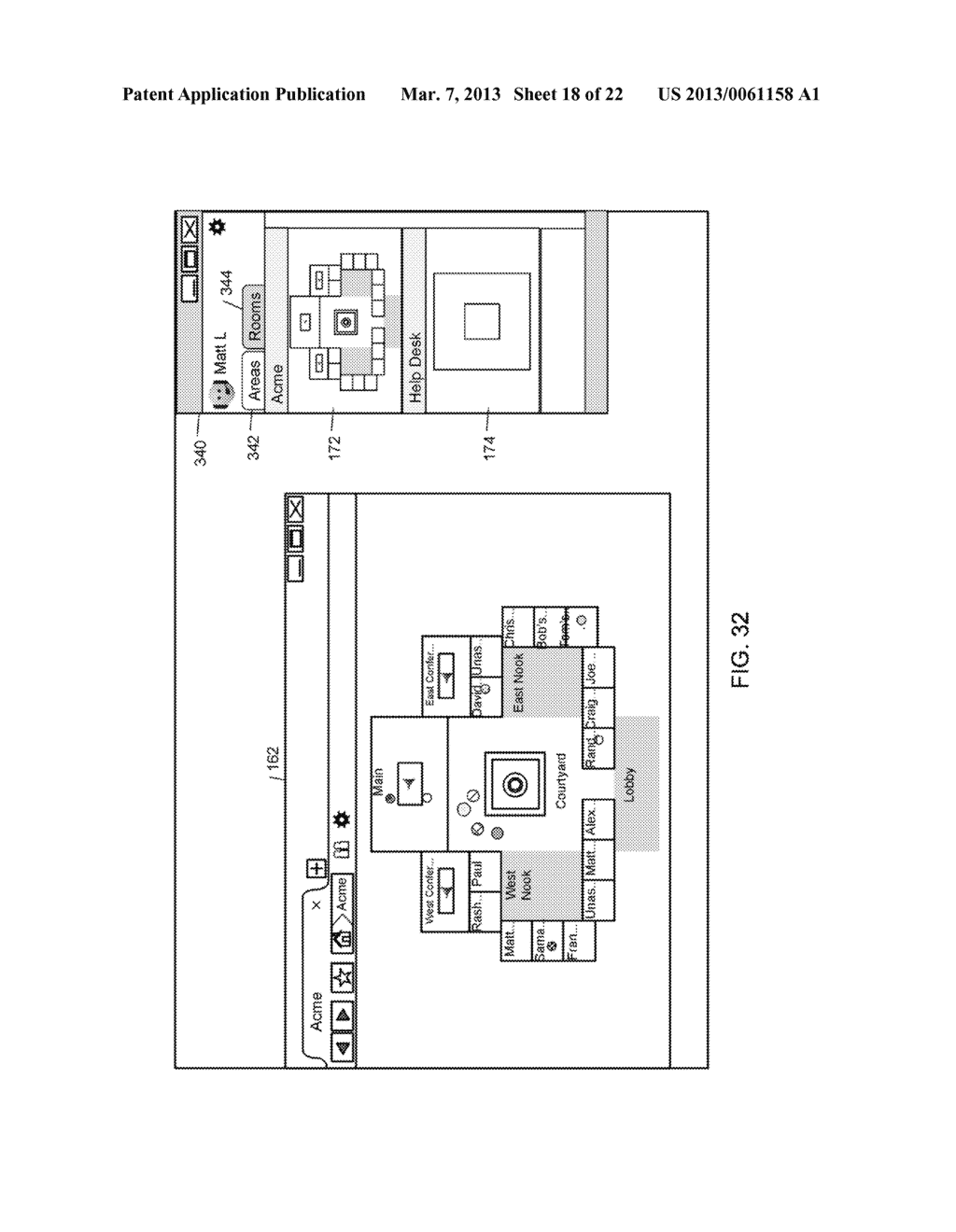 INTERFACING WITH A SPATIAL VIRTUAL COMMUNICATION ENVIRONMENT - diagram, schematic, and image 19