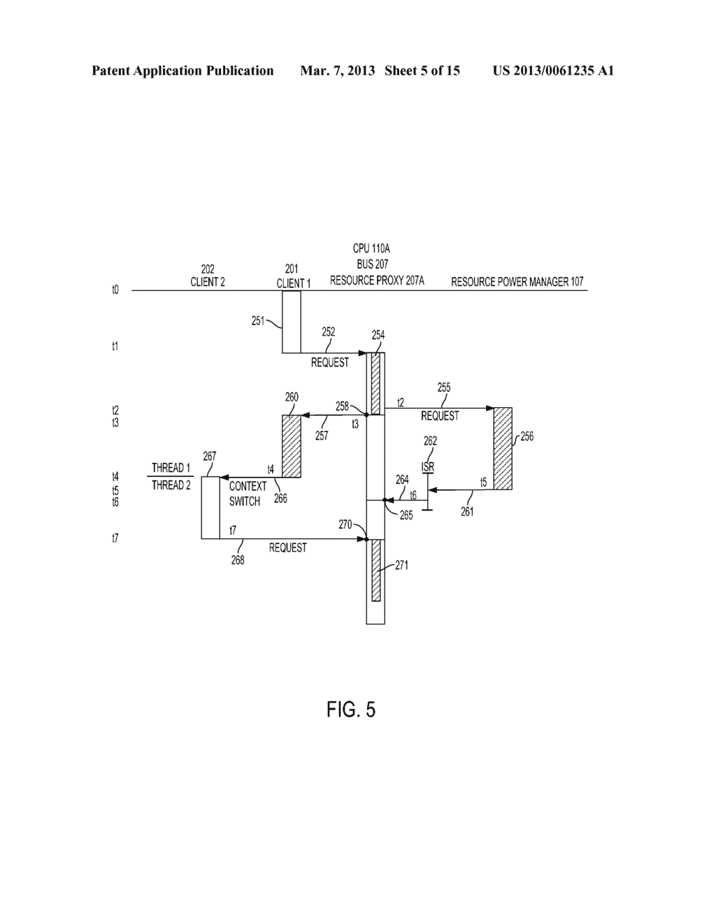 METHOD AND SYSTEM FOR MANAGING PARALLEL RESOURCE REQUESTS IN A PORTABLE     COMPUTING DEVICE - diagram, schematic, and image 06