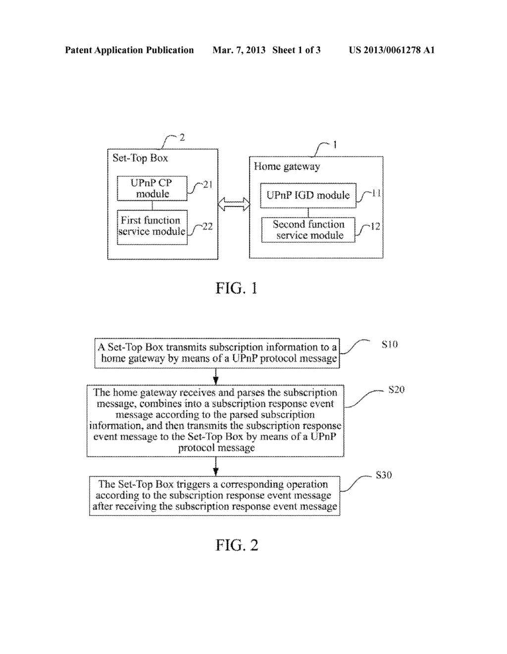 Method and System for Implementing Interaction between Set-Top Box (STB)     and Home Gateway - diagram, schematic, and image 02