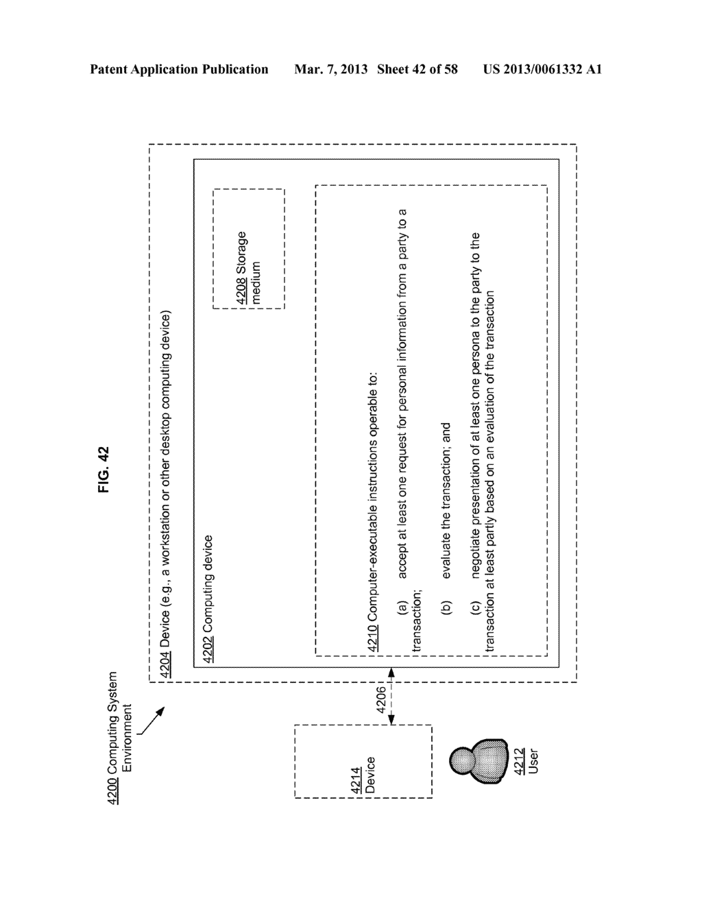 Computational systems and methods for verifying personal information     during transactions - diagram, schematic, and image 43