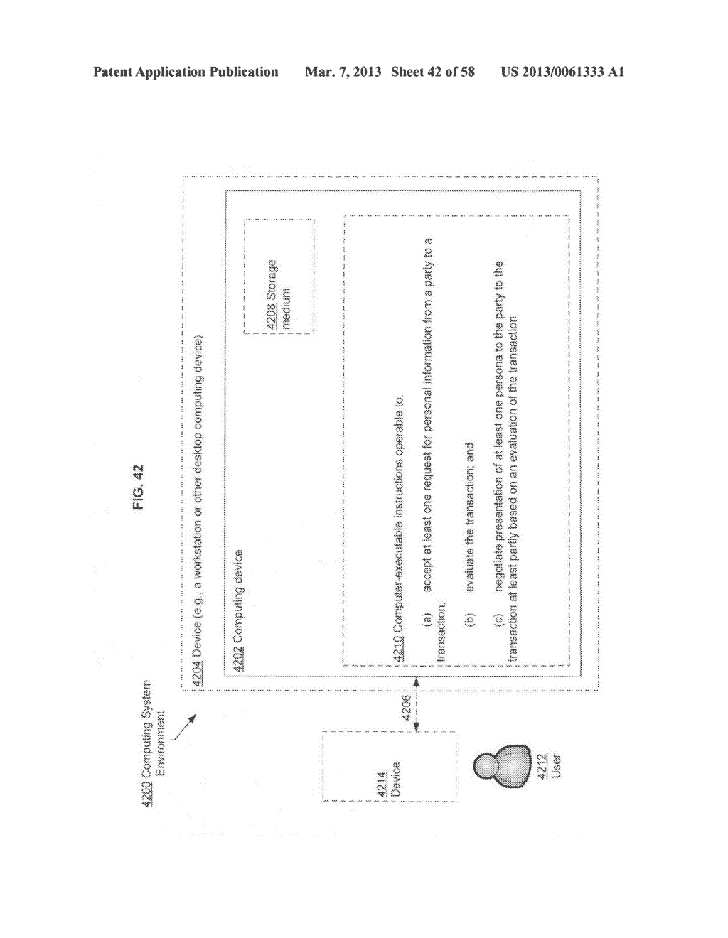 Computational systems and methods for verifying personal information     during transactions - diagram, schematic, and image 43