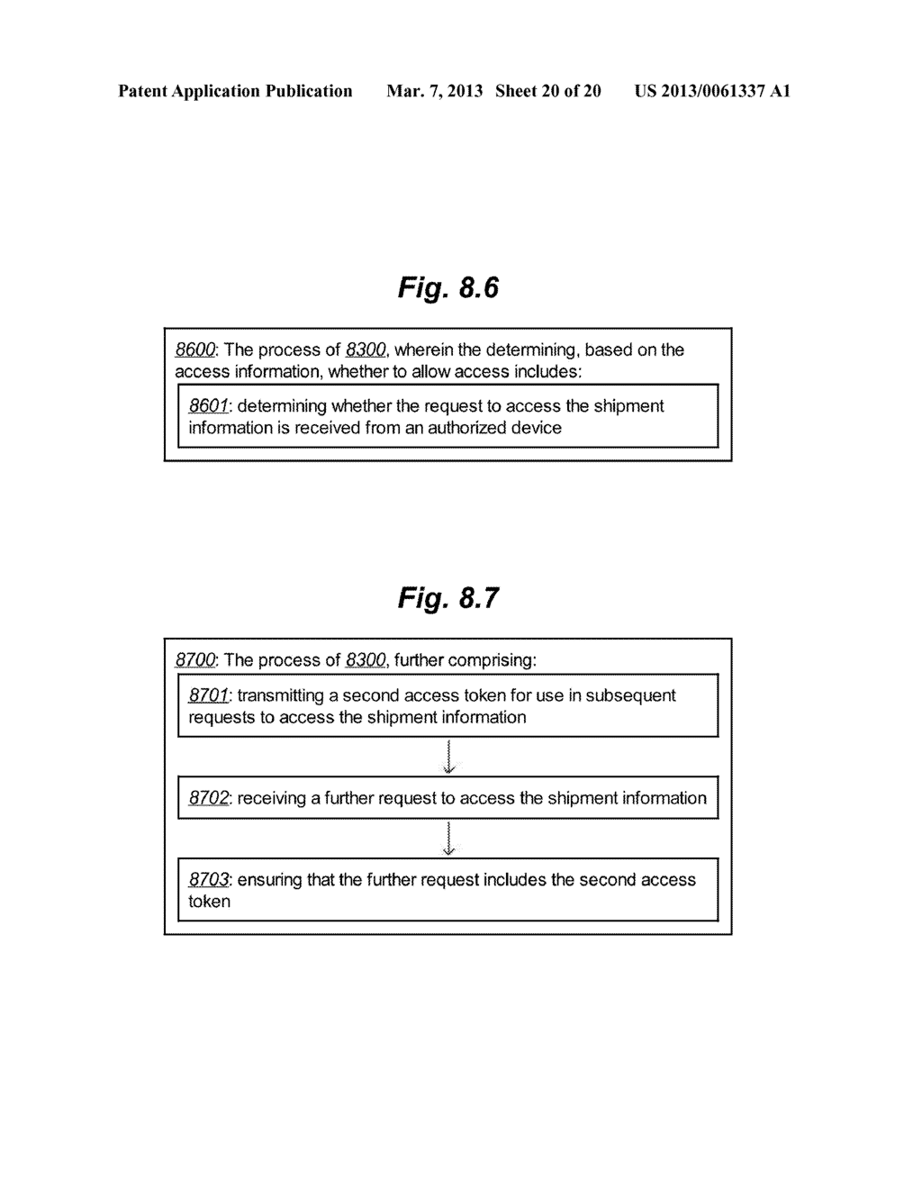 SECURING SHIPMENT INFORMATION ACCESSED BASED ON DATA ENCODED IN     MACHINE-READABLE DATA BLOCKS - diagram, schematic, and image 21