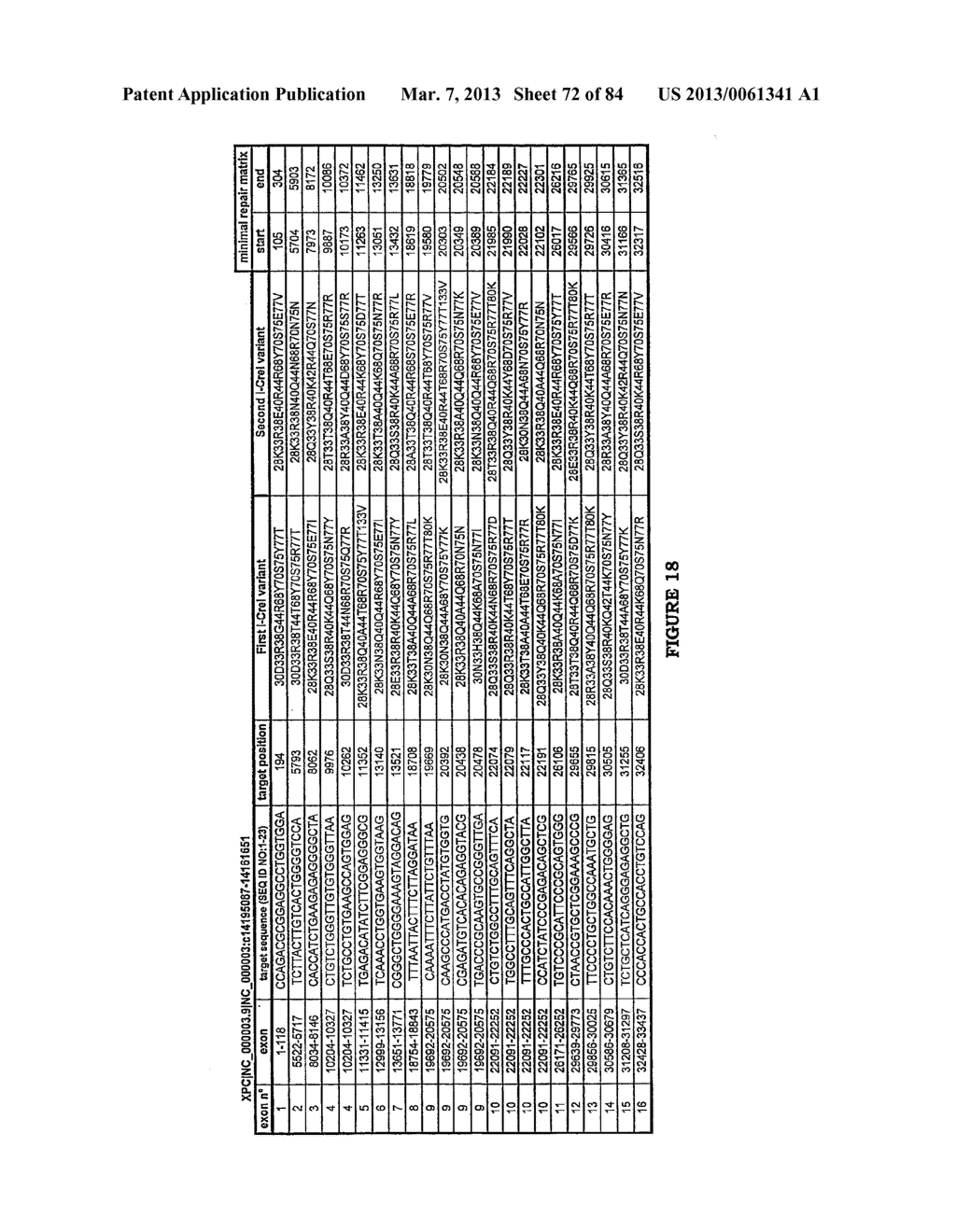 MEGANUCLEASE VARIANTS CLEAVING A DNA TARGET SEQUENCE FROM A XP GENE AND     USES THEREOF - diagram, schematic, and image 73