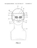 PROTECTIVE SPORTS HEADGEAR diagram and image