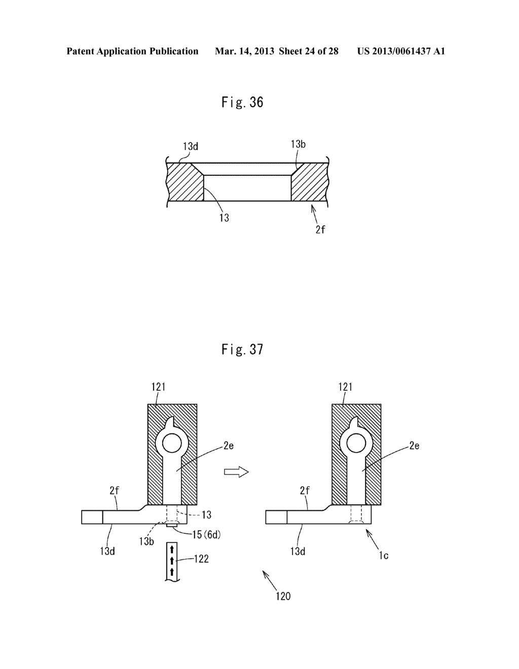 METHOD FOR MANUFACTURING MOTOR VEHICLE DOOR HINGE - diagram, schematic, and image 25