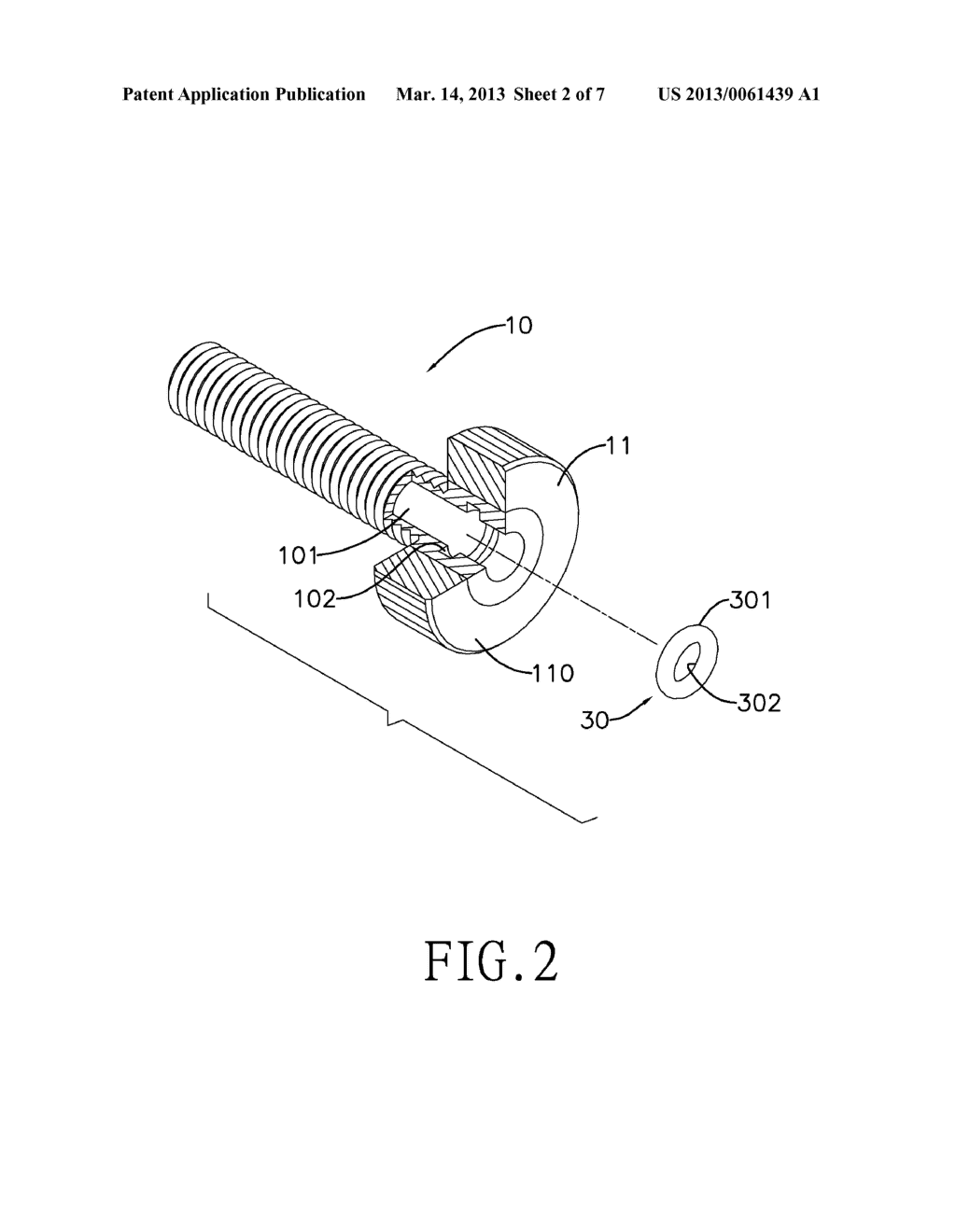 POSITIONING ASSEMBLY OF A HAND RIVET NUT TOOL - diagram, schematic, and image 03