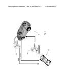 METHOD OF REPLACING A DETECTION HOUSING PLACED INSIDE THE WHEELS OF A     VEHICLE, DEVICE AND SENSOR ALLOWING THE IMPLEMENTATION THEREOF diagram and image