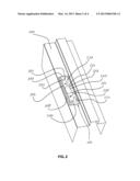 DOOR FRAME WITH A DEEP EMBOSS FOR HINGES AND METHOD OF MANUFACTURE OF A     DOOR FRAME WITH A DEEP EMBOSS FOR HINGES diagram and image