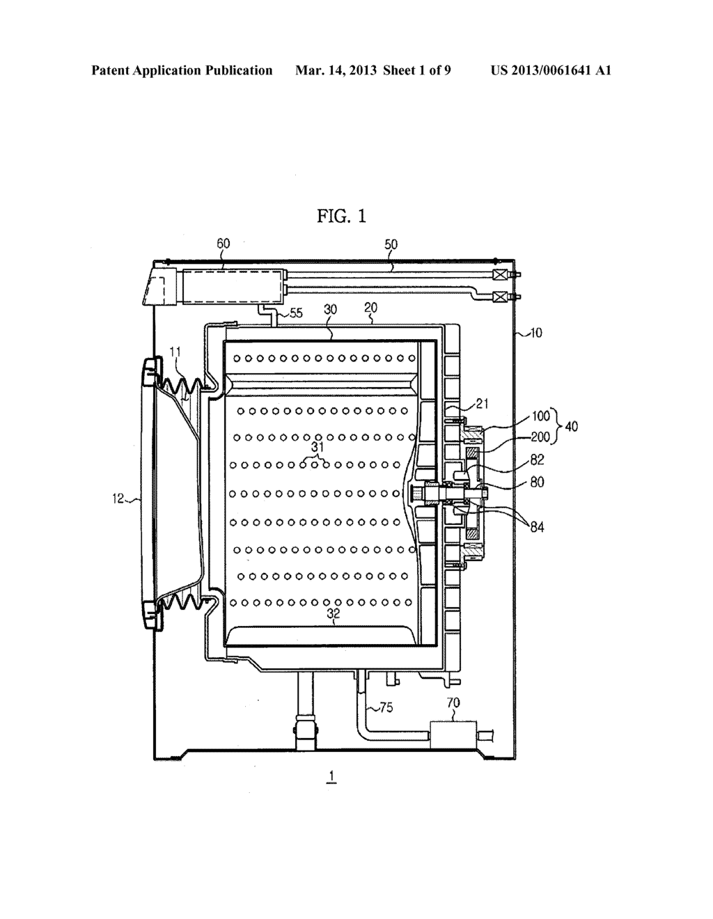 MOTOR AND WASHING MACHINE HAVING THE SAME - diagram, schematic, and image 02