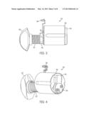 APPARATUS FOR AUTOMATICALLY RETURNING A LOCK TO A DESIRED ORIENTATION diagram and image