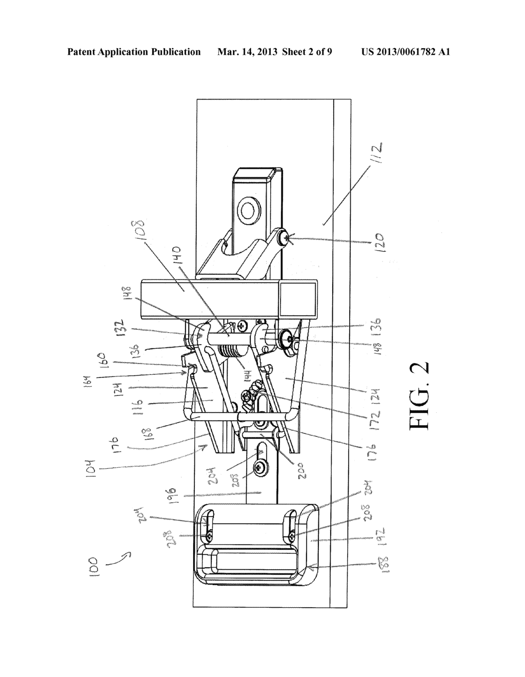 Tilting Tabletop Mechanism - diagram, schematic, and image 03