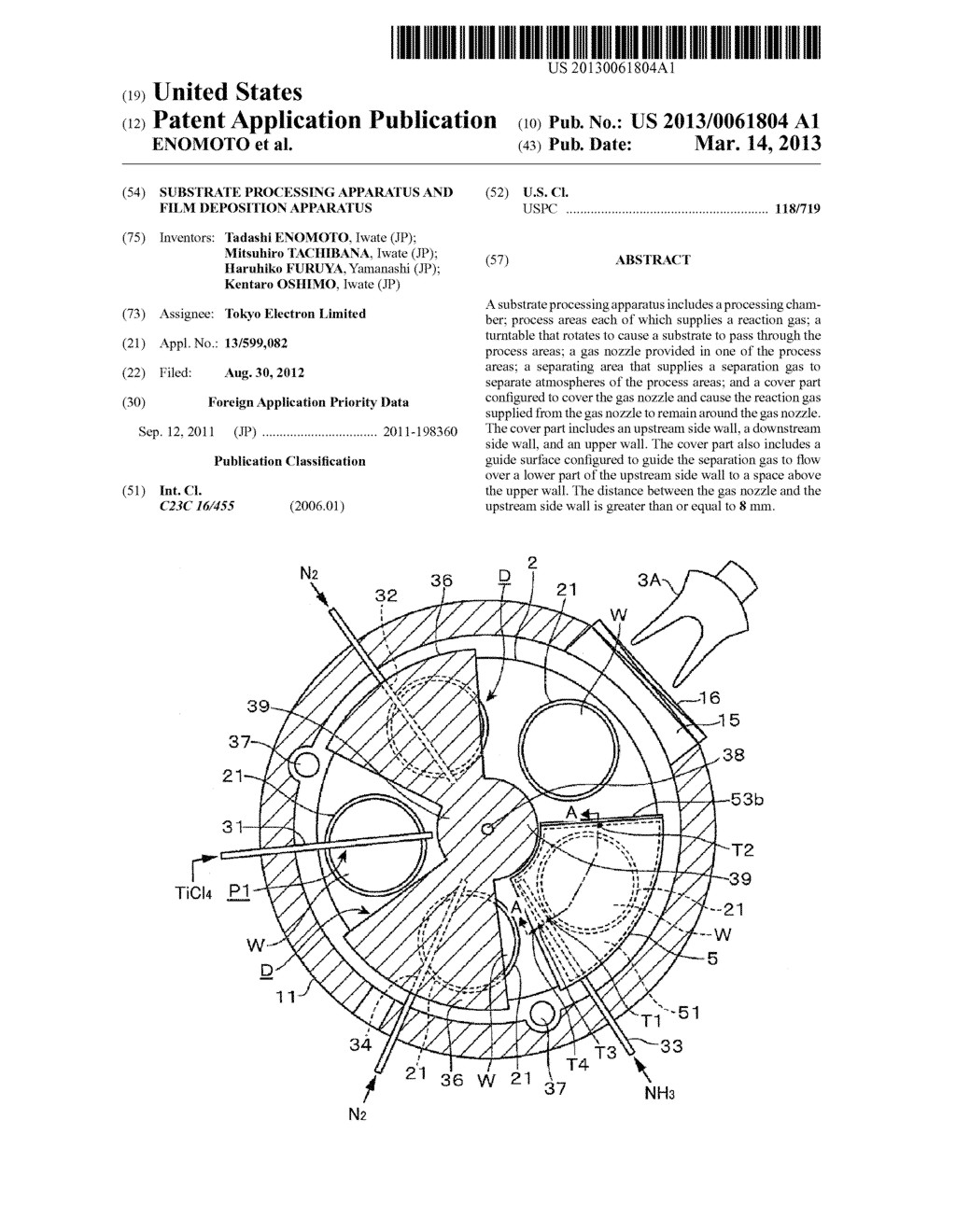 SUBSTRATE PROCESSING APPARATUS AND FILM DEPOSITION APPARATUS - diagram, schematic, and image 01