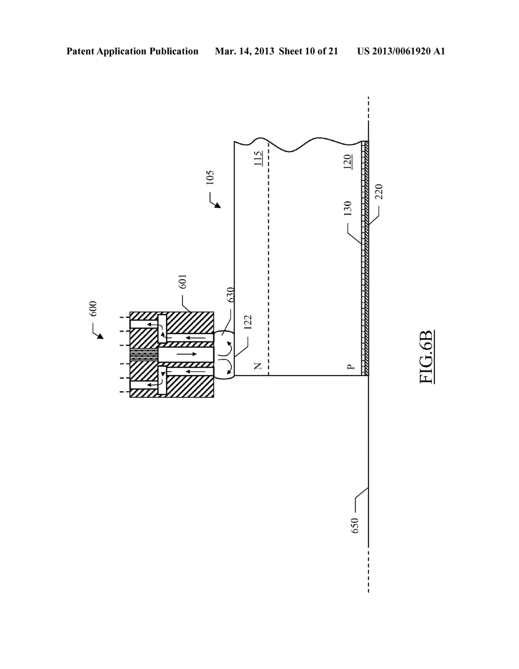 PHOTOVOLTAIC CELL WITH POROUS SEMICONDUCTOR REGIONS FOR ANCHORING CONTACT     TERMINALS, ELECTROLITIC AND ETCHING MODULES, AND RELATED PRODUCTION LINE - diagram, schematic, and image 11