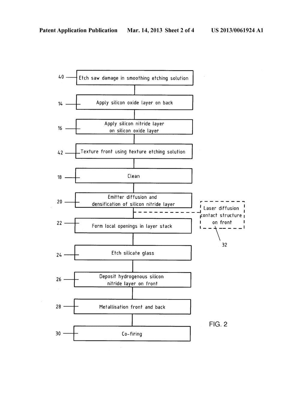 SOLAR CELL HAVING DIELECTRIC BACK REFLECTIVE COATING AND METHOD FOR THE     PRODUCTION THEREOF - diagram, schematic, and image 03