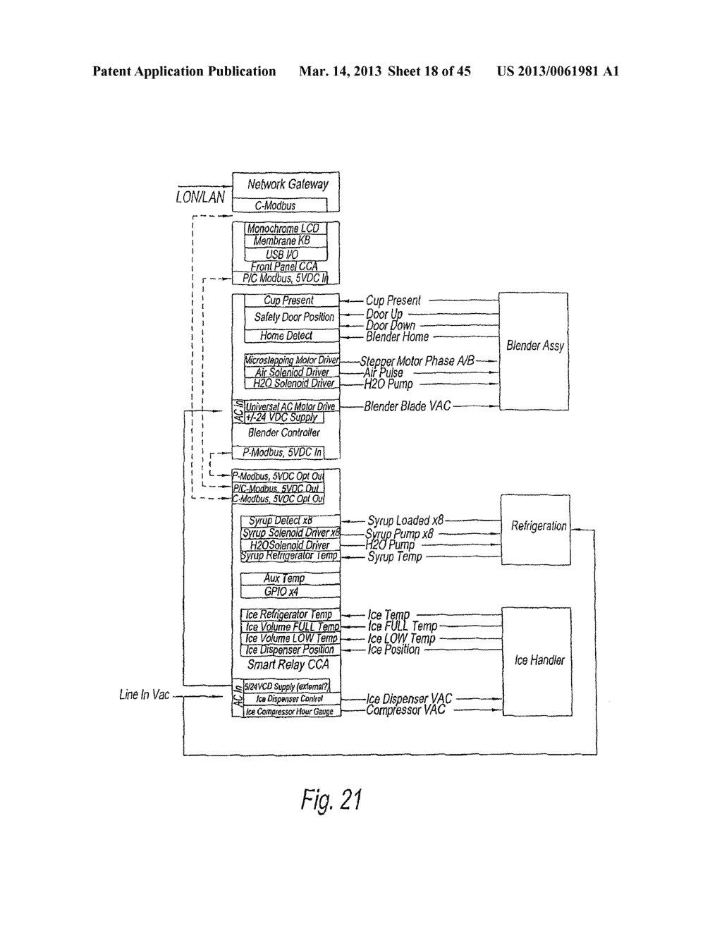 METHOD AND SYSTEM FOR CONTROLLING DRIPPINGS FROM A BEVERAGE DISPENSER VIA     AN EXPANSION VALVE - diagram, schematic, and image 19