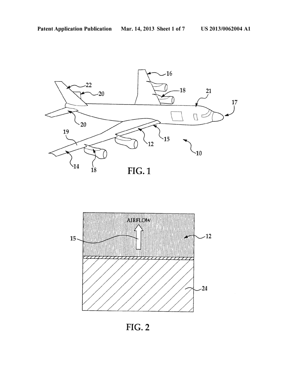 AERODYNAMIC SURFACES HAVING DRAG-REDUCING RIBLETS AND METHOD OF     FABRICATING THE SAME - diagram, schematic, and image 02