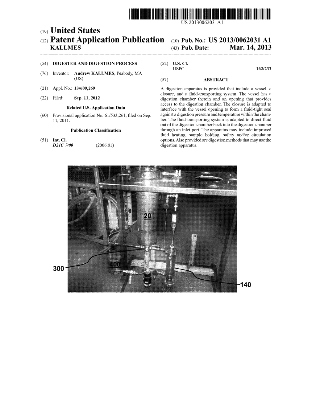 DIGESTER AND DIGESTION PROCESS - diagram, schematic, and image 01