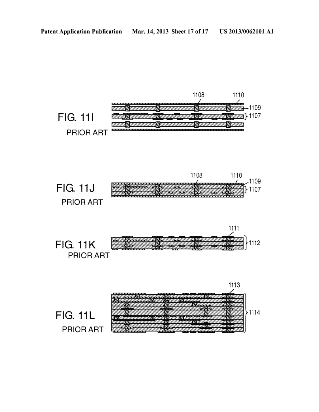 MULTILAYER WIRING SUBSTRATE, AND MANUFACTURING METHOD FOR MULTILAYER     SUBSTRATE - diagram, schematic, and image 18