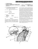 Transporter of passengers system with continuous movement diagram and image