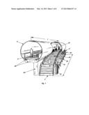 Transporter of passengers system with continuous movement diagram and image