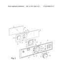 HOUSEHOLD APPLIANCE HAVING A USER INTERFACE WITH A USER-EXCHANGEABLE TOUCH     WHEEL AND ROTARY ENCODER diagram and image