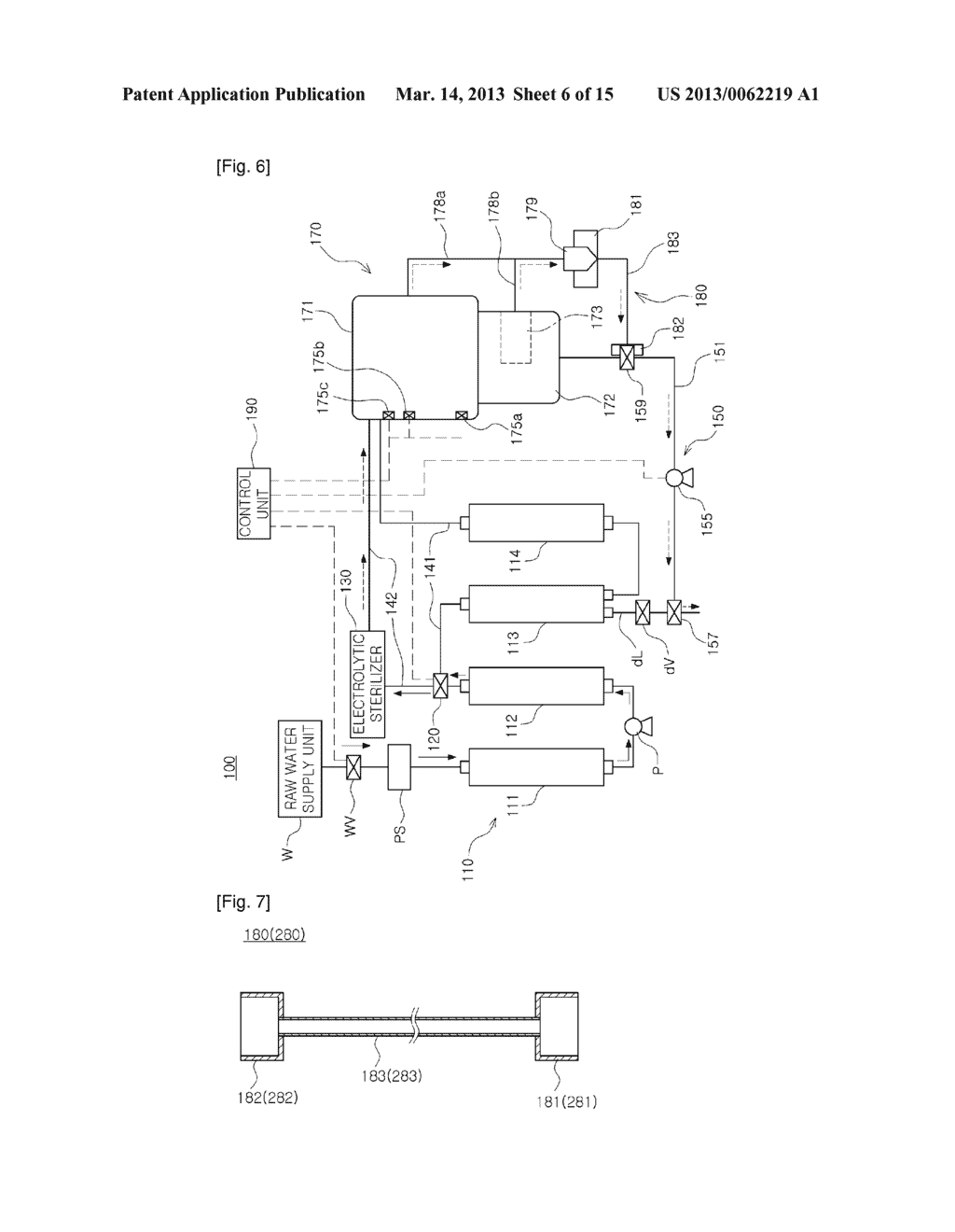 WATER TREATMENT APPARATUS AND STERILIZING AND CLEANSING METHOD THEREOF - diagram, schematic, and image 07