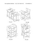 MULTI-PLY LAMINATED CORRUGATED DISPLAY RACK WITH A BACK WALL diagram and image