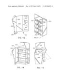 MULTI-PLY LAMINATED CORRUGATED DISPLAY RACK WITH A BACK WALL diagram and image