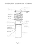 CONTAINER HAVING A PROGRAMMABLE COMBINATION LOCKING CAP diagram and image