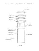 CONTAINER HAVING A PROGRAMMABLE COMBINATION LOCKING CAP diagram and image