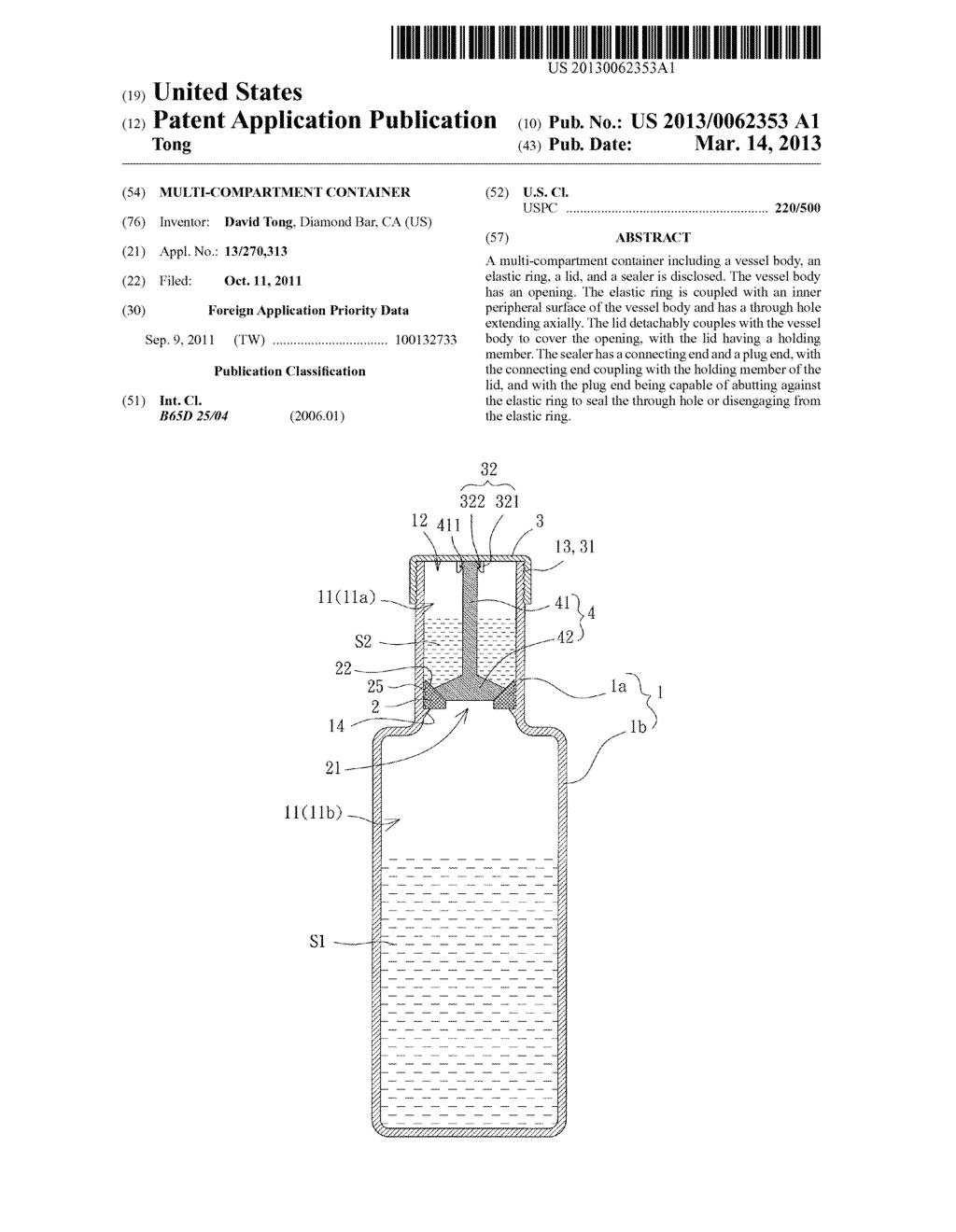 Multi-Compartment Container - diagram, schematic, and image 01