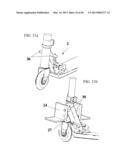 Interchangable Scooter and Article Carrier System diagram and image