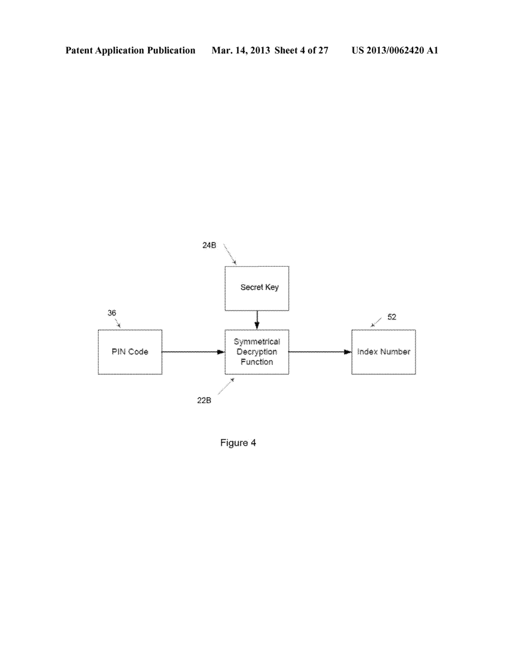 METHOD AND SYSTEM FOR THE GENERATION AND VALIDATION OF PERSONAL     IDENTIFICATION NUMBERS - diagram, schematic, and image 05