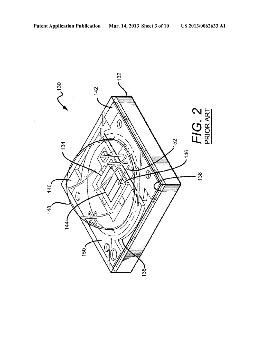 LED Array Having Embedded LED and Method Therefor - diagram, schematic, and image 04