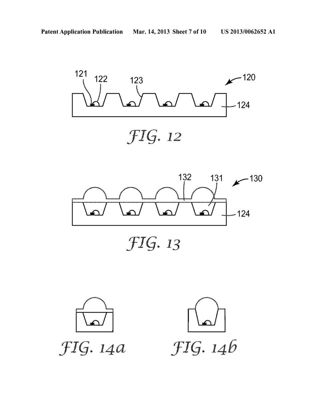 LED DEVICES HAVING LENSES AND METHODS OF MAKING SAME - diagram, schematic, and image 08