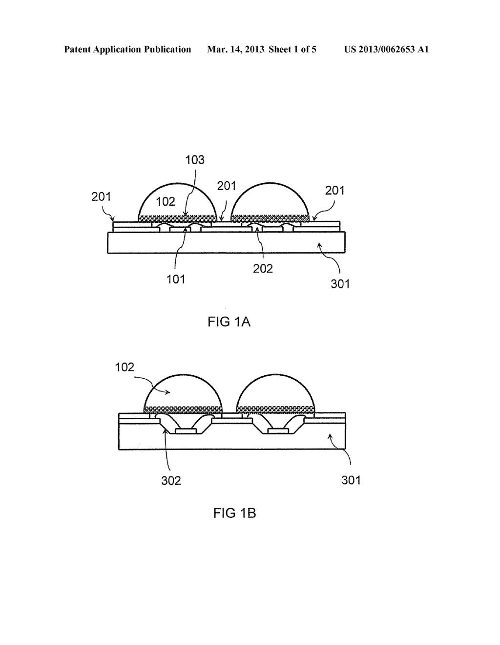 METHODS FOR PACKAGING LIGHT EMITTING DEVICES AND RELATED MICROELECTRONIC     DEVICES - diagram, schematic, and image 02